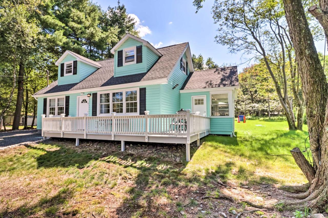 Pocono Mountain Escape With Game Room Walk To Lake! Albrightsville Eksteriør billede
