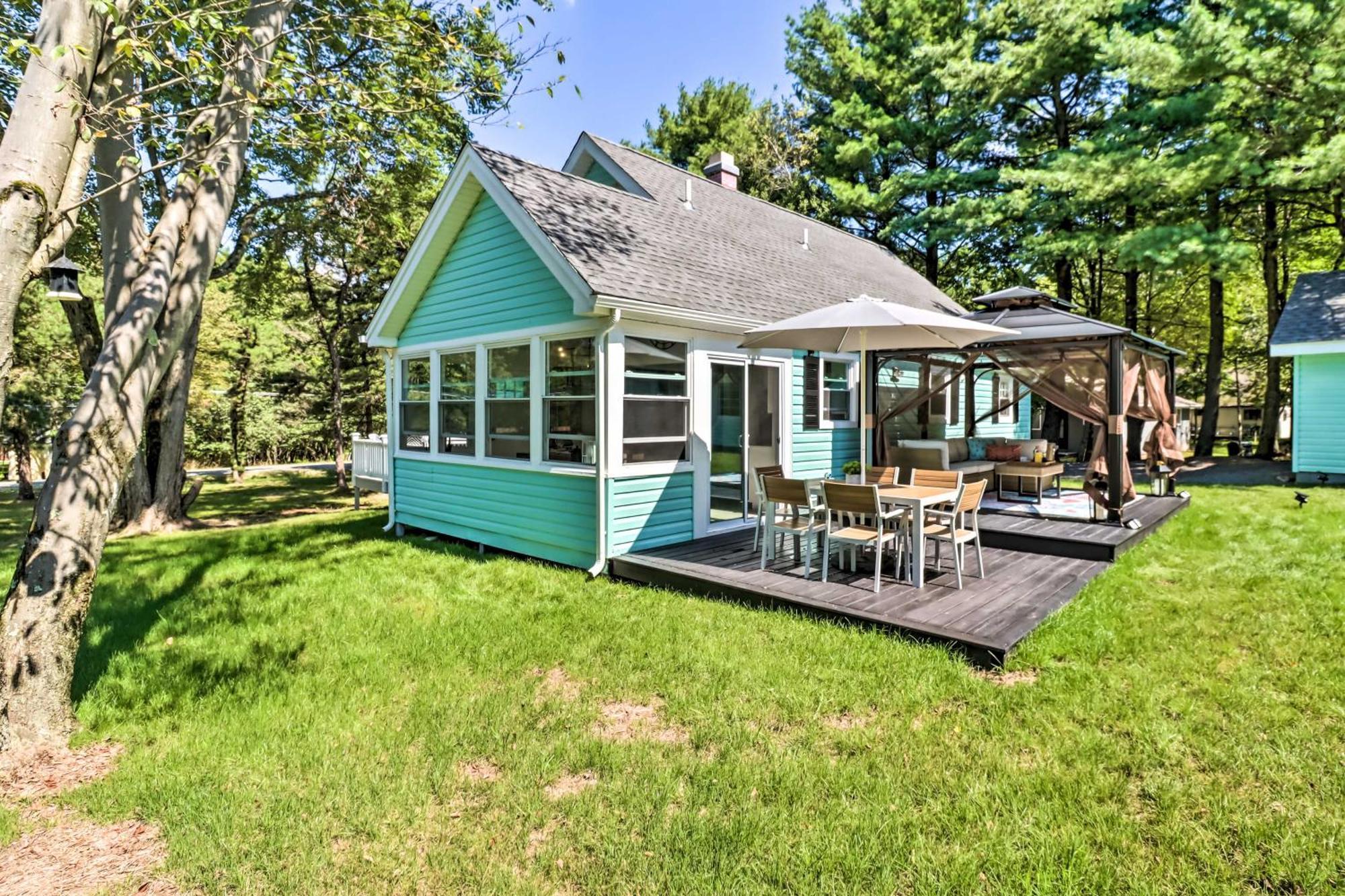 Pocono Mountain Escape With Game Room Walk To Lake! Albrightsville Eksteriør billede